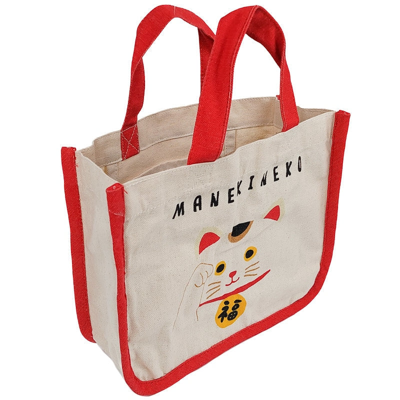 Witte Lunchtas - Maneki Neko