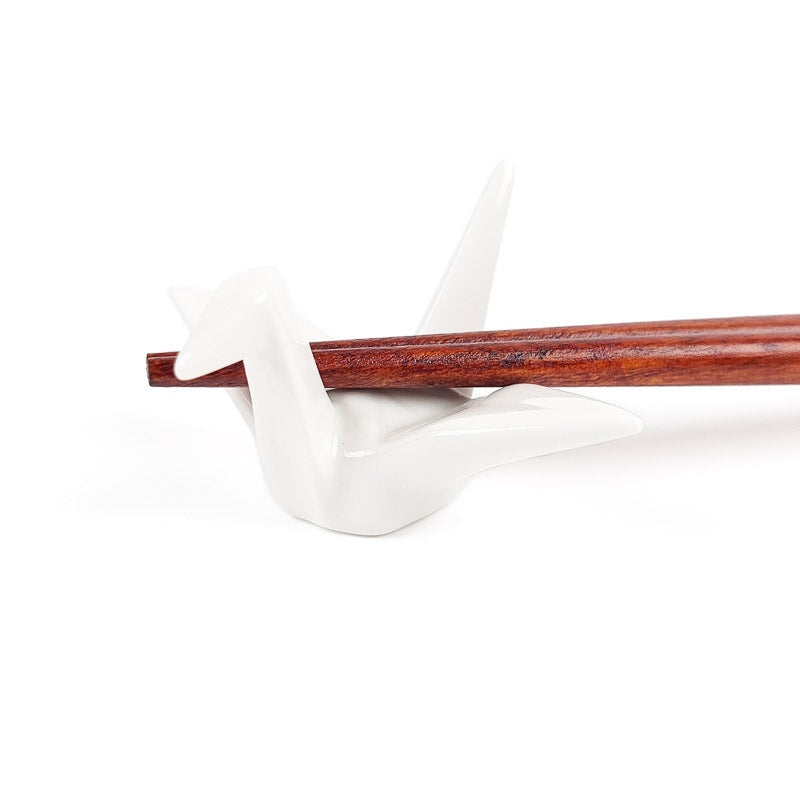 Witte Origami Eetstokjes Steun