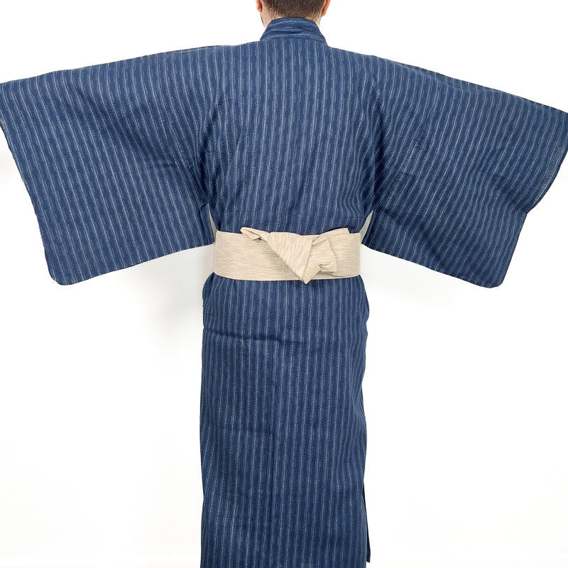 Yukata Kimono - Blauwe Streep