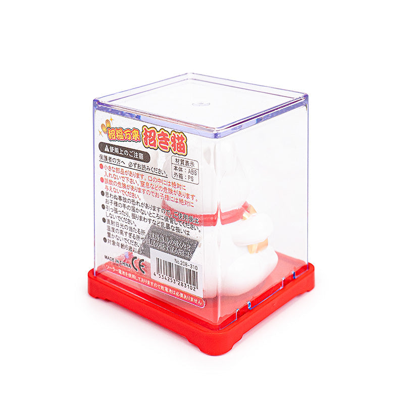 Zonne-energie Bewegende Maneki Neko Kat - Daruma