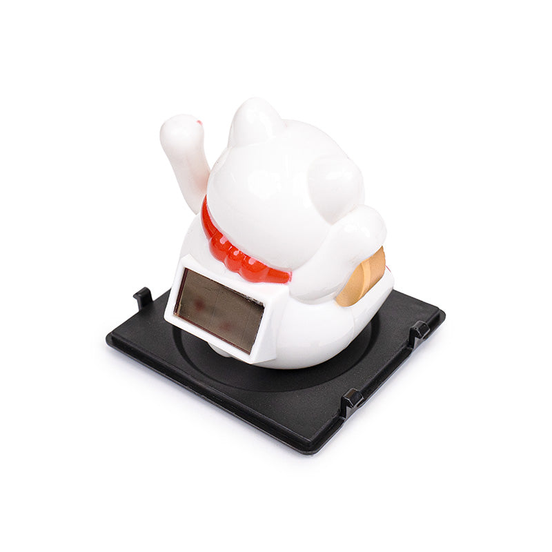 Zonne-energie Bewegende Maneki Neko Kat - Fortuin