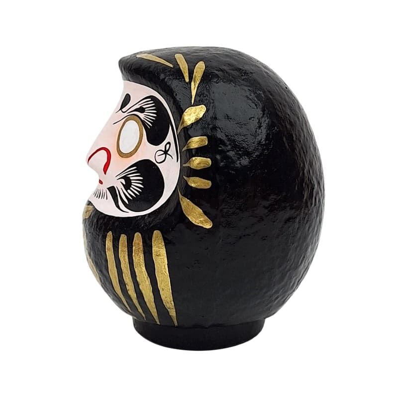 Zwarte Japanse Daruma – 9 tot 15 cm