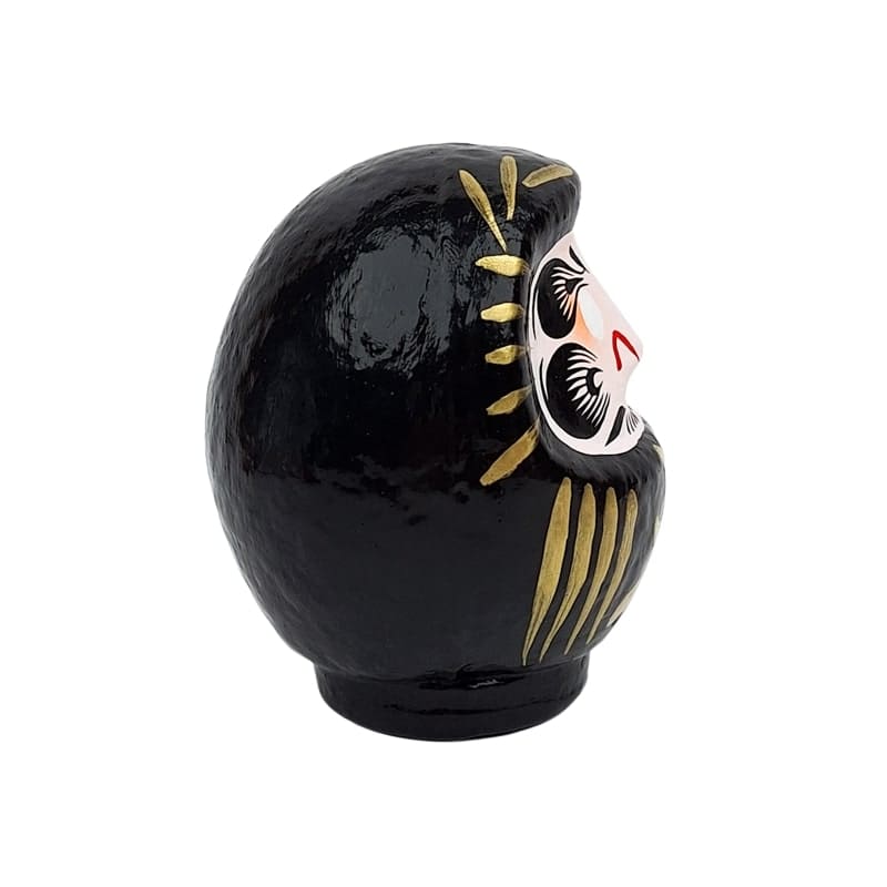 Zwarte Japanse Daruma – 9 tot 15 cm