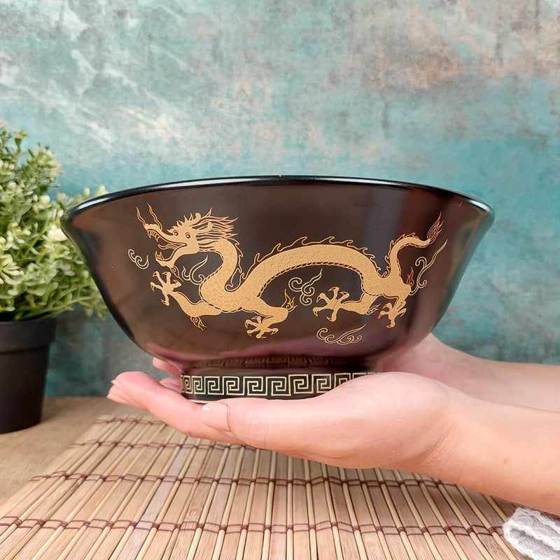 Zwarte Japanse Ramen Kom