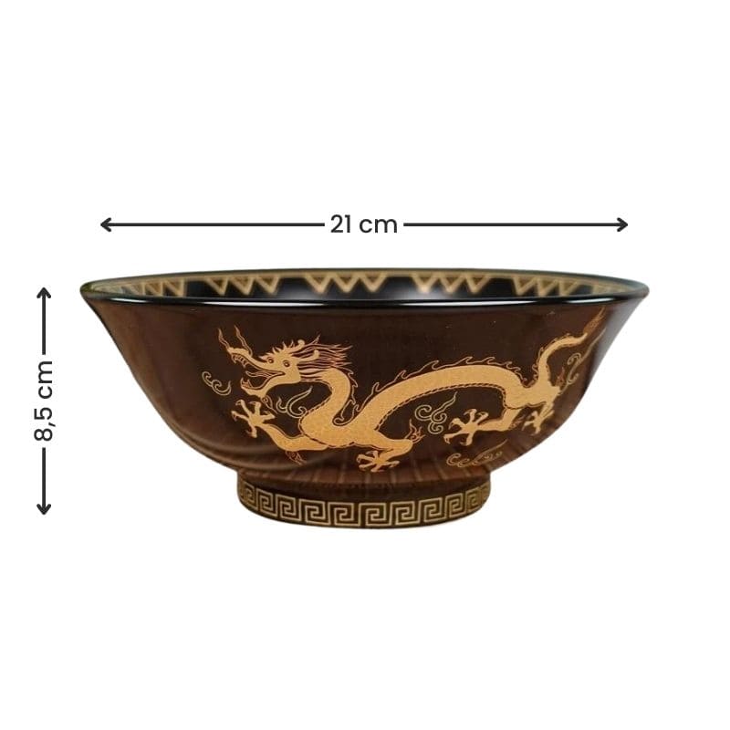 Zwarte Japanse Ramen Kom