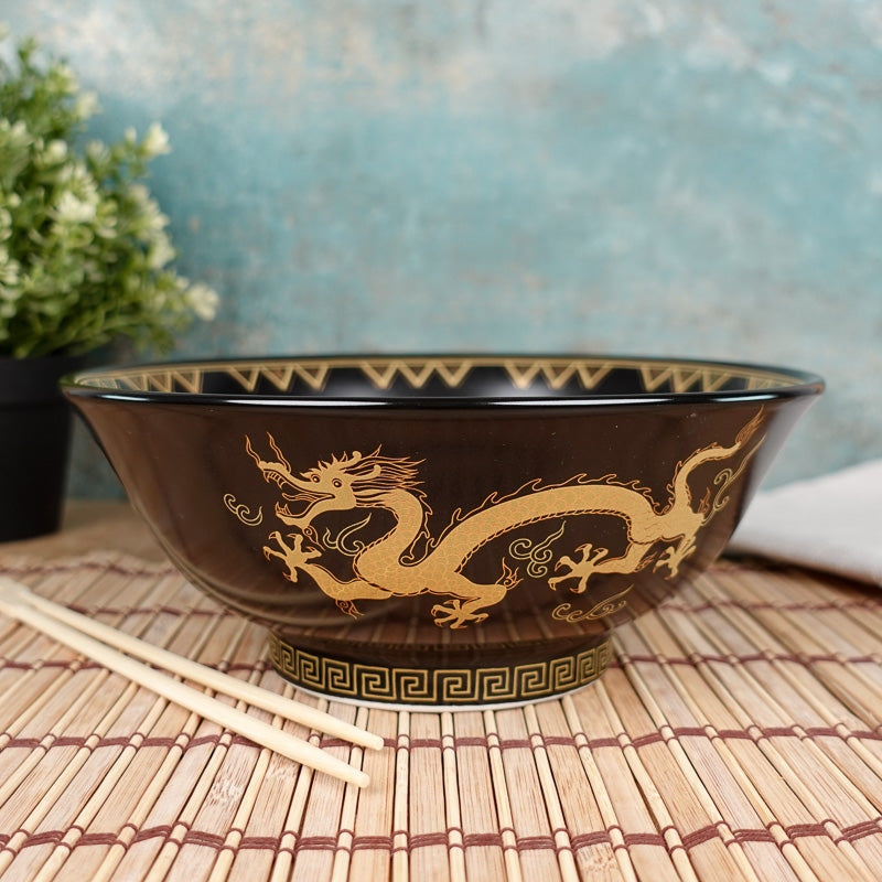 Zwarte Japanse Ramen Kom