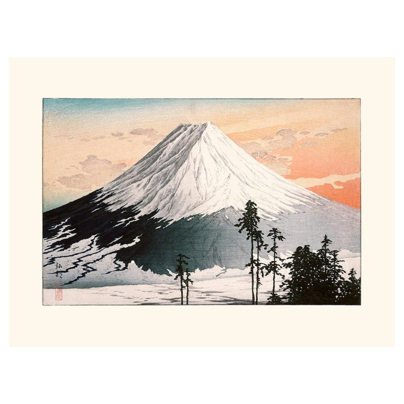 Mount Fuji Print Poster - 30 x 40 cm