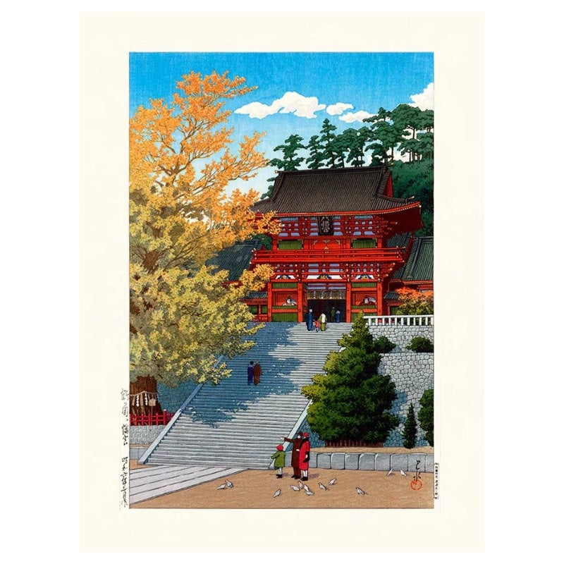 Kamakura Heiligdom Japanse Poster - A3