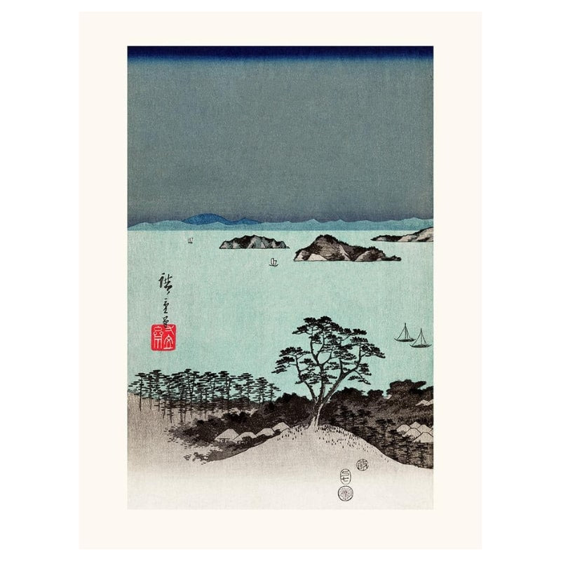Japanse prent Hiroshige Kanazawa N°1 - A3
