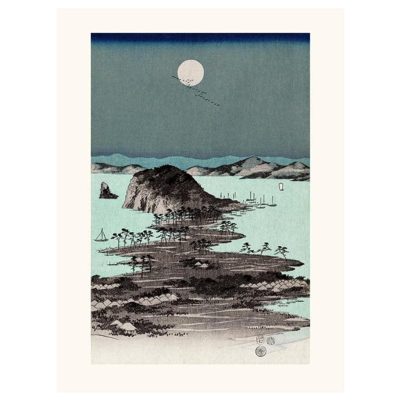 Japanse prent Hiroshige Kanazawa N°2 - A3