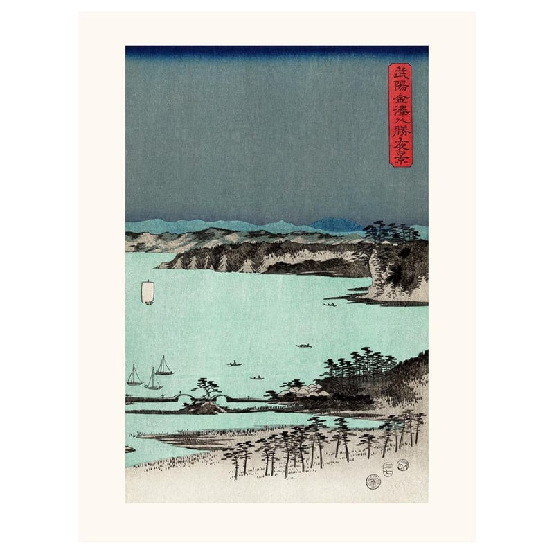 Japanse prent Hiroshige Kanazawa N°3 - A3