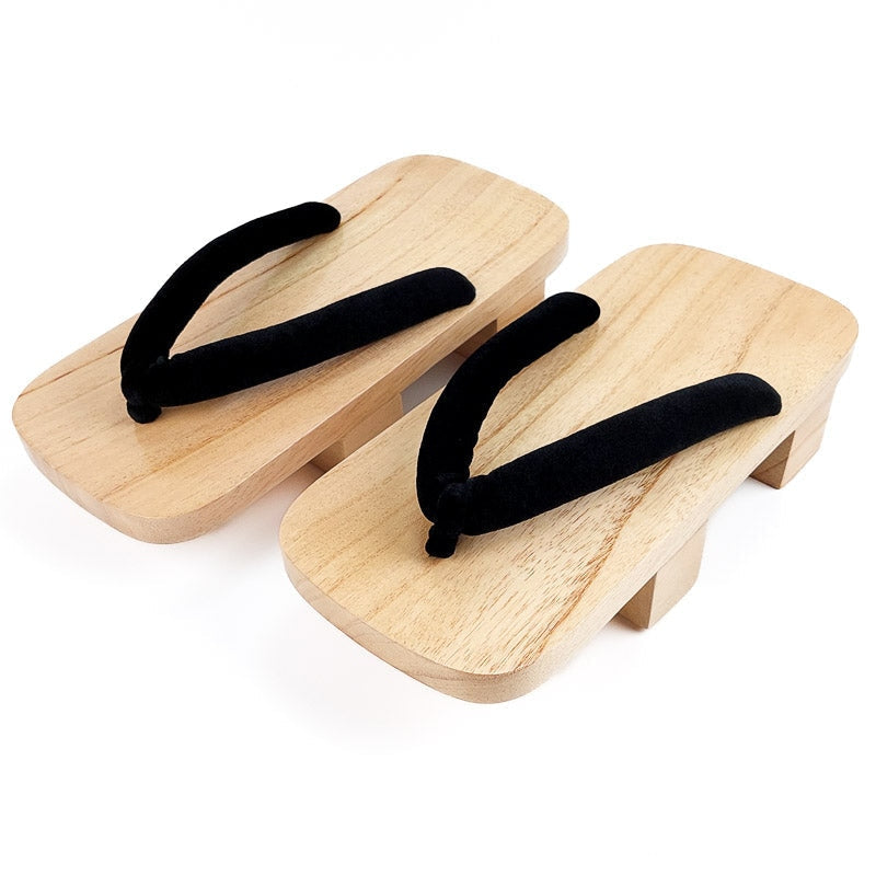 Unisex houten Japanse Geta - M