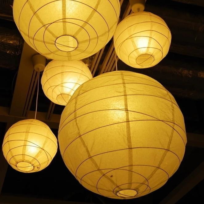 Japanse papieren lamp