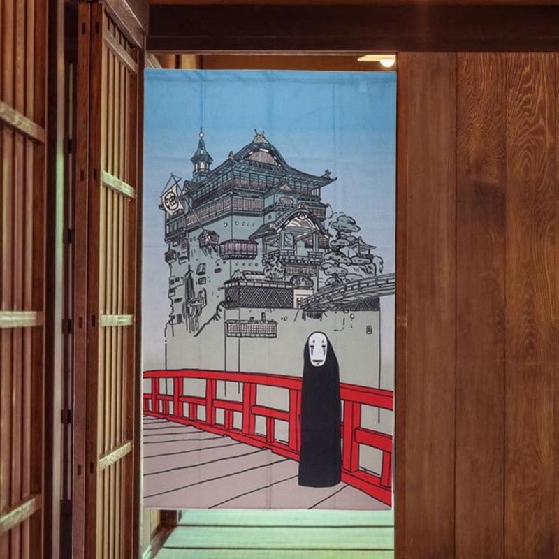 Noren Japanse reis van Chihiro - 85 x 150 cm