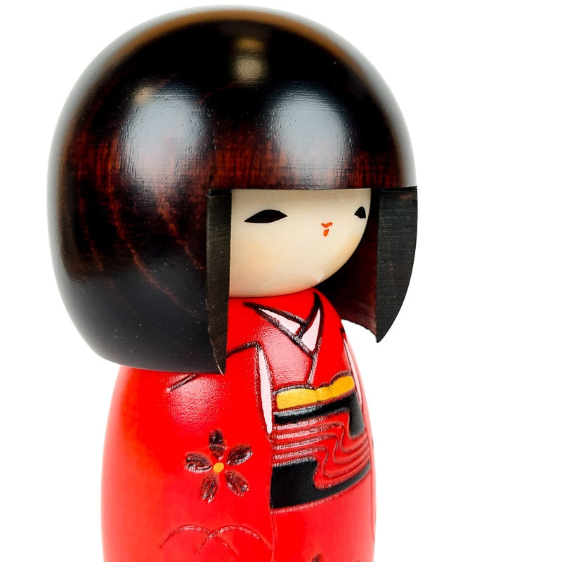 Rode Kokeshi pop