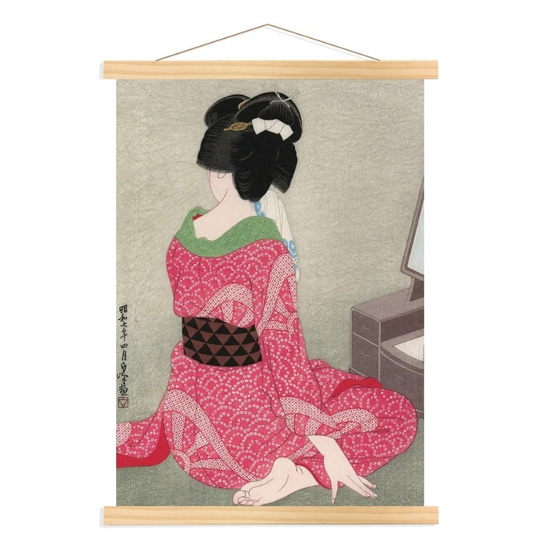 Japans schilderij Vrouw